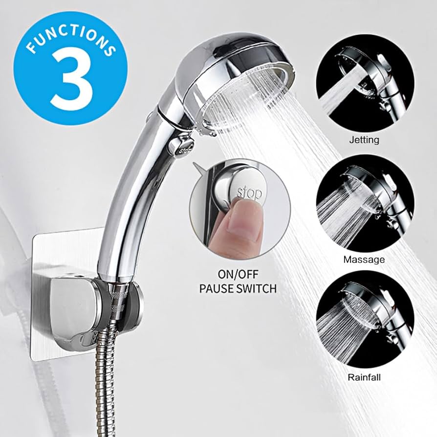 HOLISTIC　CURE　SHOWERHEAD Shower Head, Kaqinu 8'' High Pressure Rainfall Shower Head